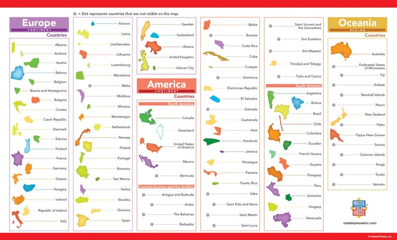 MasterPieces 60 Piece Educational Jigsaw Puzzle for Kids - World Map - 16.5"x12.75" - Image 5